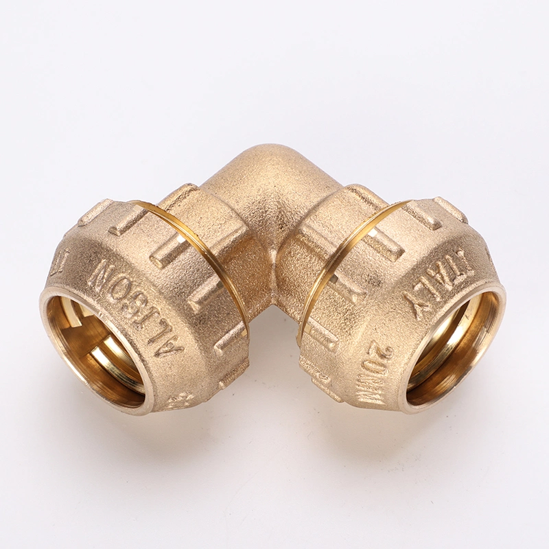 Straight Coupler Coupling Compression Brass Forging PE Pipe Fitting Connector