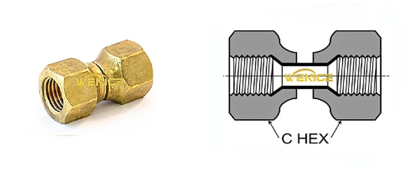 Brass Swivel Connector Fittings Brass Forged Connector Fitting Brass Connector Fittings