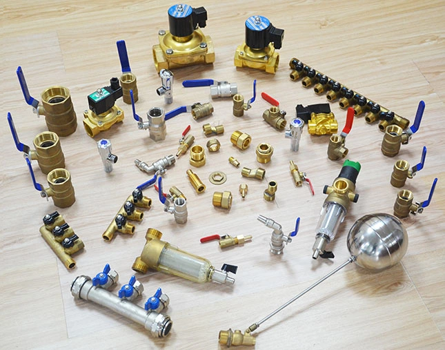 Brass Elbow Fittings Pipe Fittings 90 Degree, Push Fit Fitting DN8, 4/1 Brass Press Fitting for Pex-Al-Pex Pipe