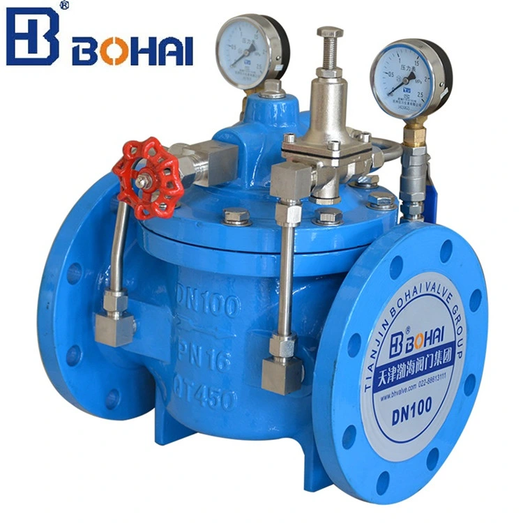 Hydraulic Valve Pressure Reducing Valve Water Control with Ductile Iron Body and Stainless Steel Accessory