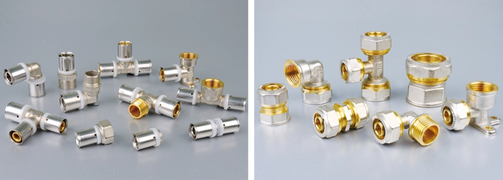 1/2 Inch Brass Equal Tee Press Fittings for Pex Tube for Sale
