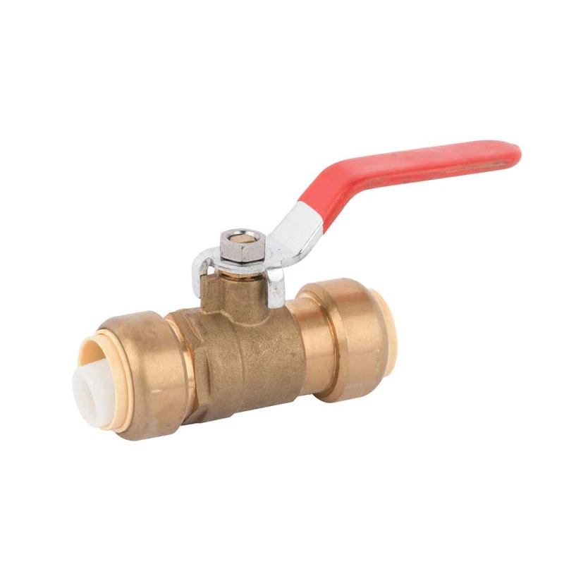 OEM Long Handle Press End Female Full Port Brass Ball Valve