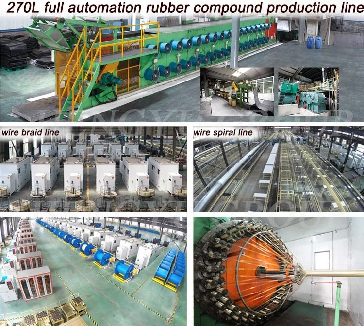 First-Class Rubber Hose Production Line Supply 6 Inch Flexible Concrete Rubber Hose