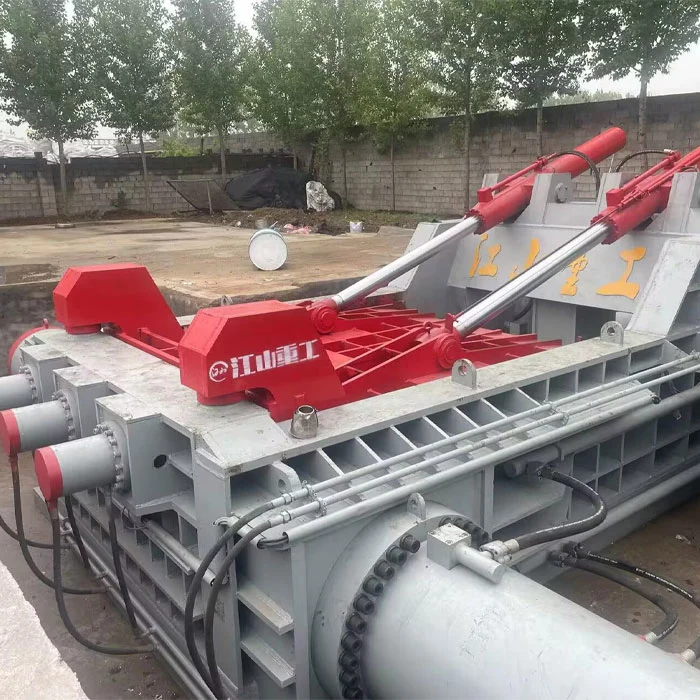 700*700 mm Copper Cable Stripping Machine Scrap Steel Metal Baling Press with Upgrade Hydr
