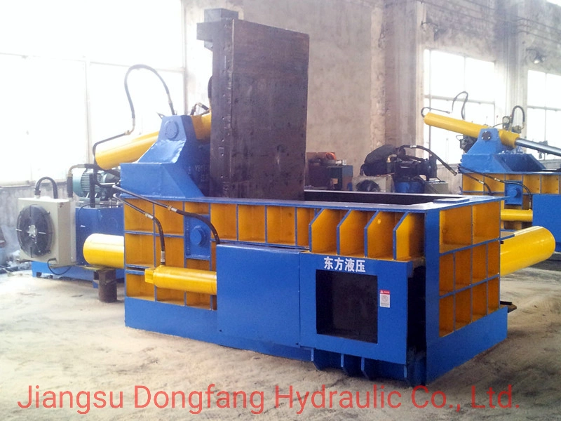 Hydraulic Scrap Metal Baler Waste Steel Copper Aluminum Tubes Cans Iron Baling Press