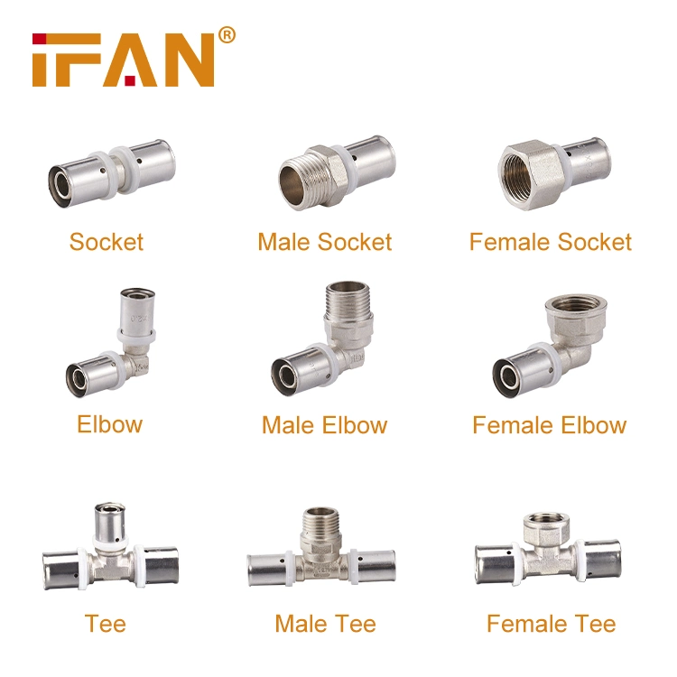 Ifan Wholesale High Quality Brass Fittings Free Sample Copper Pex Pipe Fitting