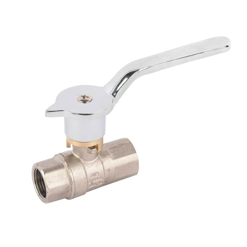 OEM Long Handle Press End Female Full Port Brass Ball Valve