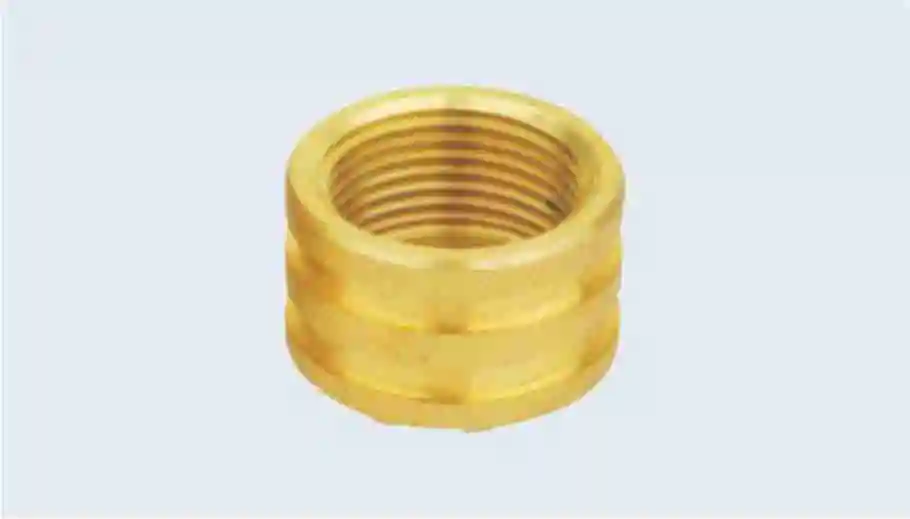Deso Brass Male to Copper Connector Reducing Brass Fittings, Brass Ferrule Hose Compression Pipe Fittings