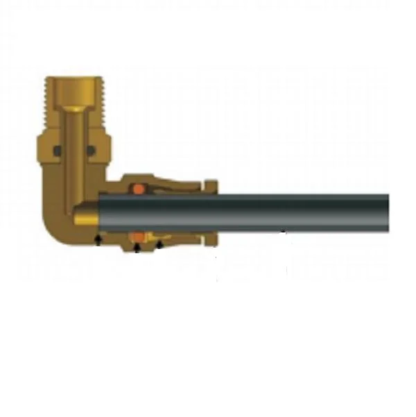 Brass SAE Fittings for D. O. T Air Brake Push-to-Connect Adaptor