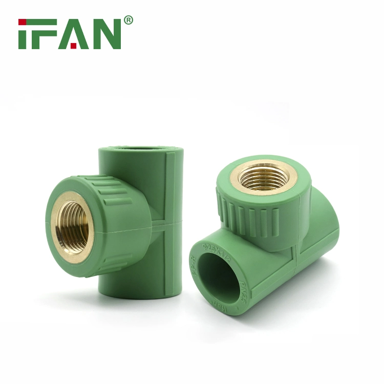 Ifan 20mm Green PPR Pipe High Pressure Pn25 Tee Plumbing Fittings