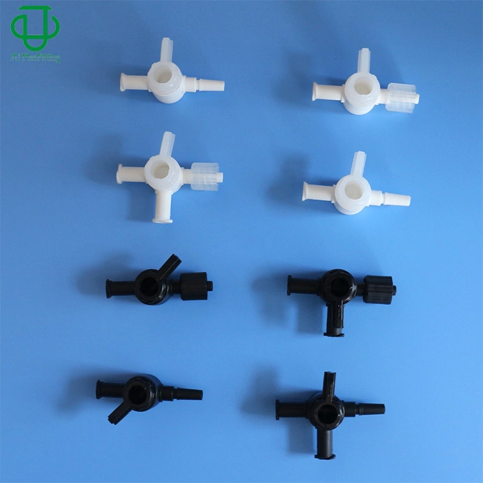 Chemical Resistant One Way Three Ways Water Control Valve Female Male Luer Lock Stopcock Valve