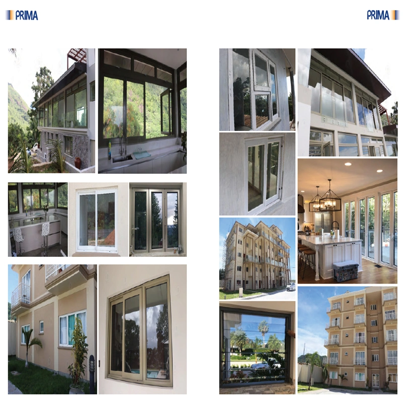 Residential Patio Outdoor Aluminum Frame Glass Folding Door Fitting