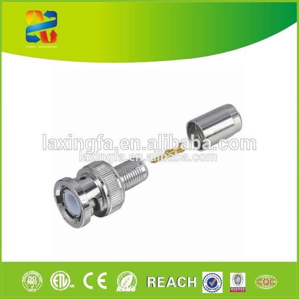 Frg6 F Type Compression Connector of Nickle-Plated Brass Material Factory Price