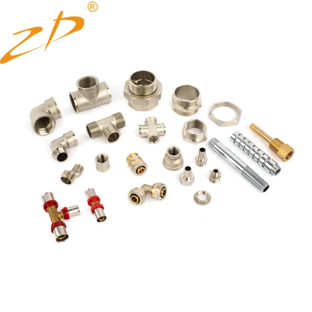 1/2 Inch Three Way Plumbing Brass Compression Fittings for Copper Pipe