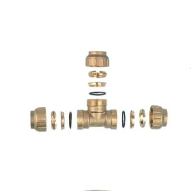 Brass Male Compression Coupling for Polyethylene Pipe, 40mm X 1 1/4