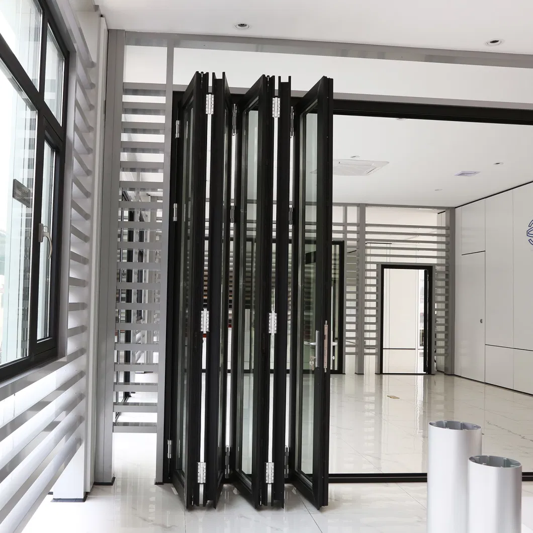 Environmental Protection Factory Direct Price Aluminium Folding Door with Fittings Hardware