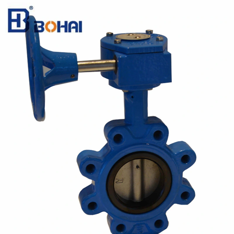 Wafer Type Lugged Ductile Iron/Wcb/Stainless Steel Solenoid Pneumatic Actuator EPDM Lined Industrial Control Butterfly Water Valve