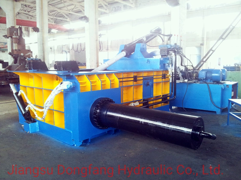 Hydraulic Scrap Metal Baler Waste Steel Copper Aluminum Tubes Cans Iron Baling Press