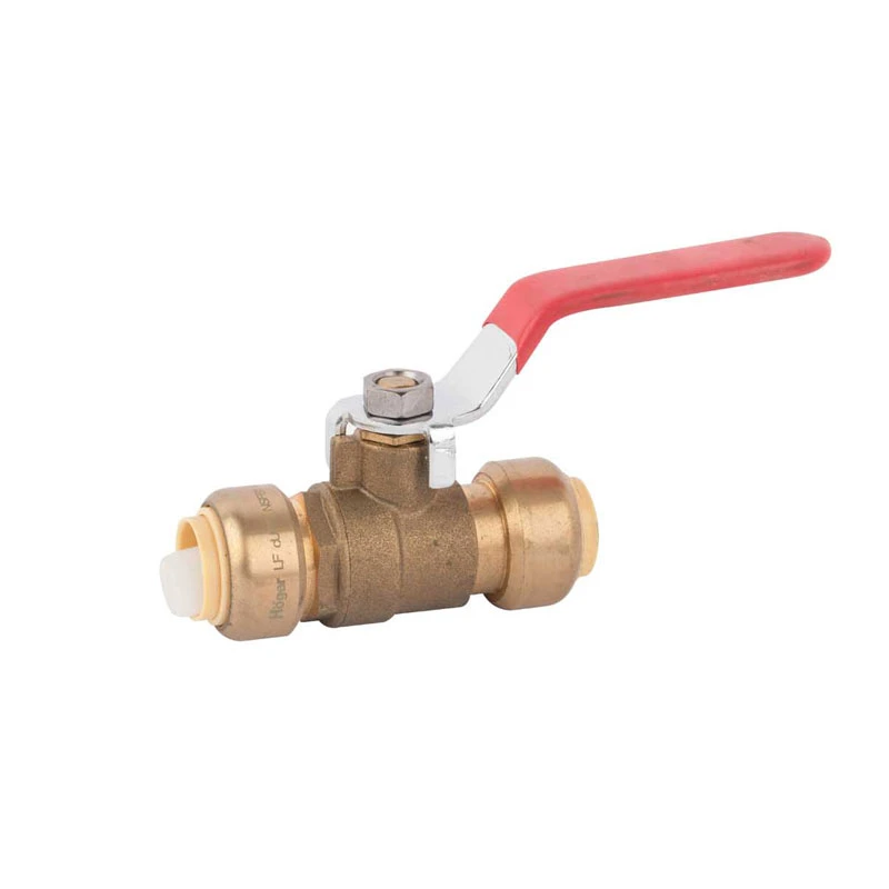 OEM Long Handle Press End Female Full Port Brass Ball Valve