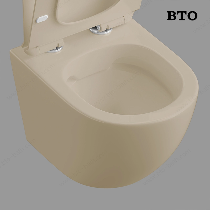 Wall Hung Ceramic Modern Design Toilet Seat Dual Flush Toilet