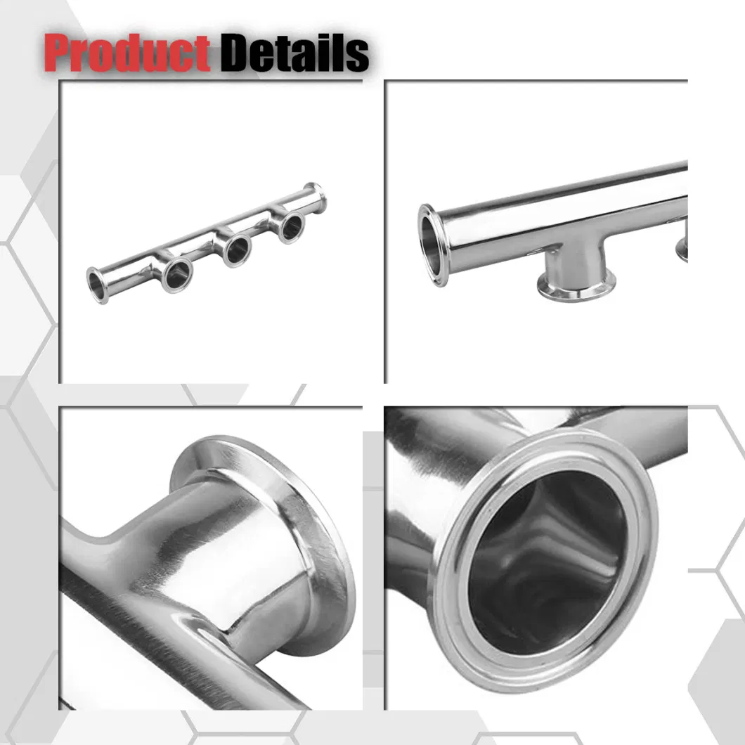 Stainless Steel High-Temperature Multi-Way Quick-Fit Pipe Section