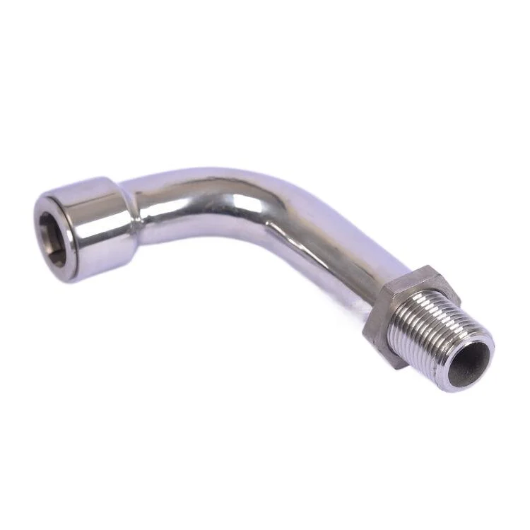 Single Press Fit Fittings Degrees External Thread Elbow Stainless Steel 304/316 Factory Custom Personnalised