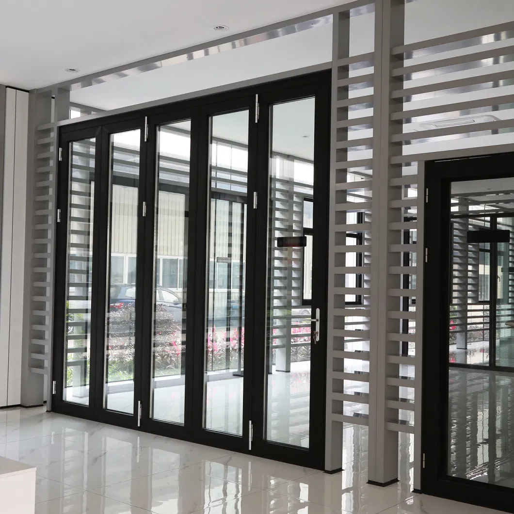 Environmental Protection Factory Direct Price Aluminium Folding Door with Fittings Hardware