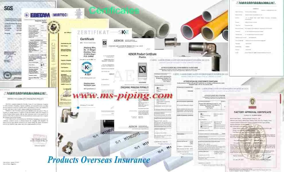 Mingshi Plumbing Materials Pex / Sliding / Axial Press Fittings - Sleeve