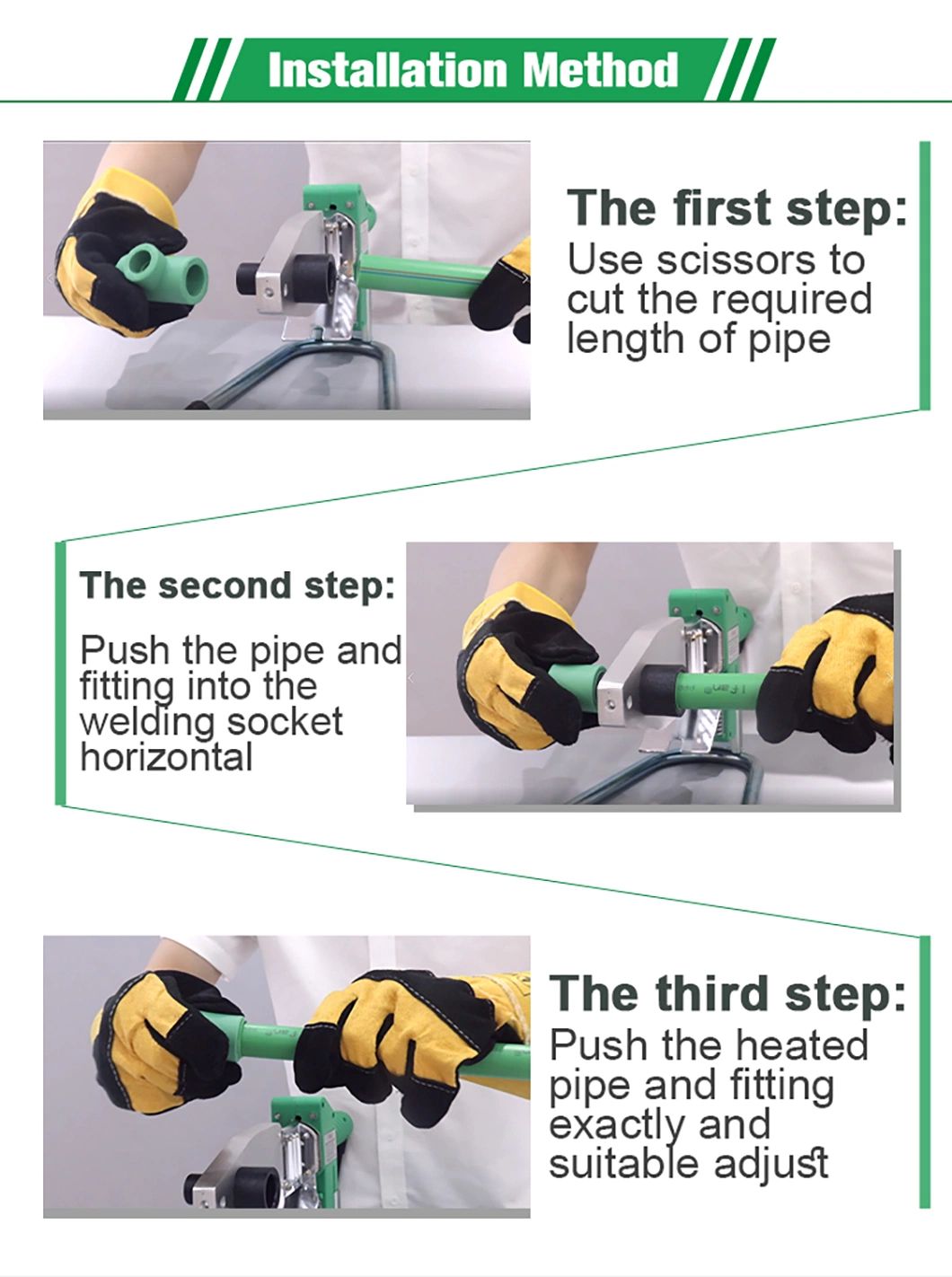 Ifan High Pressure Germany Standard Water Plumbing PPR Plastic Pipe Fittings