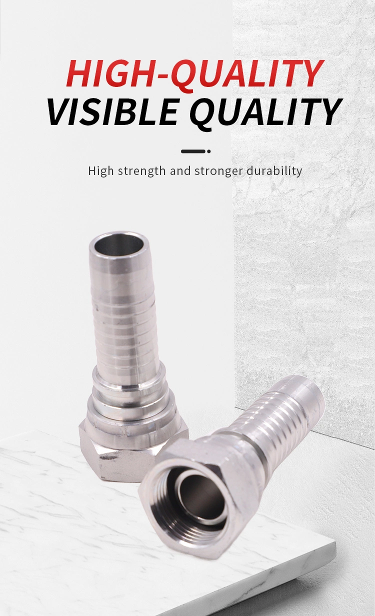 Carbon Steel Compression Tube Fitting with Single Hex Hydraulic Hose Fitting