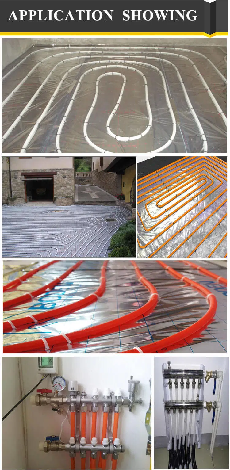 Underfloor Heating Pipes Water Pipe Pert PPR Pex