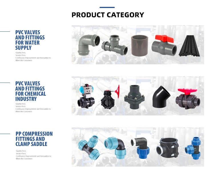 Male Threaded Adaptor Italian Type PP Compression Fittings From Factory