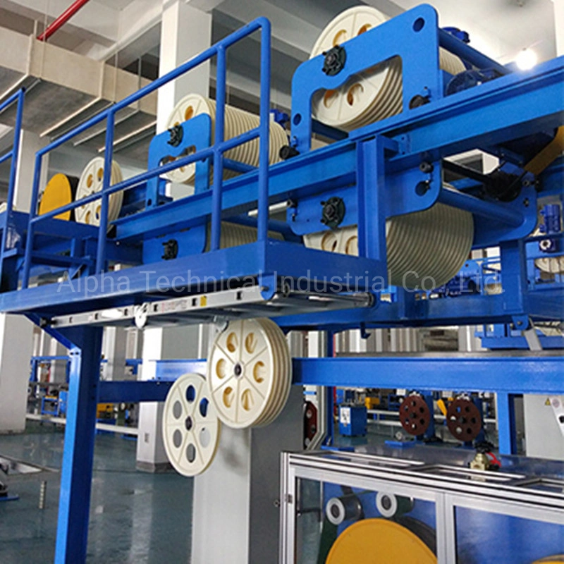 Fiber Optic Cable Extrusion Sheathing Line Making Machine for Optical Fiber Butterfly