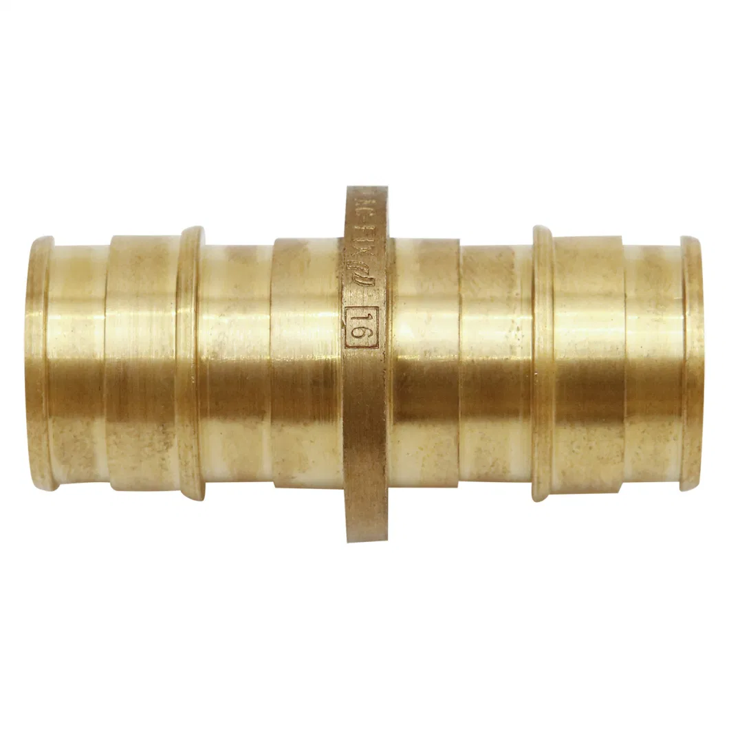 Brass Nipple Copper Tube Compression Nipple Fitting for Pexa Pipe