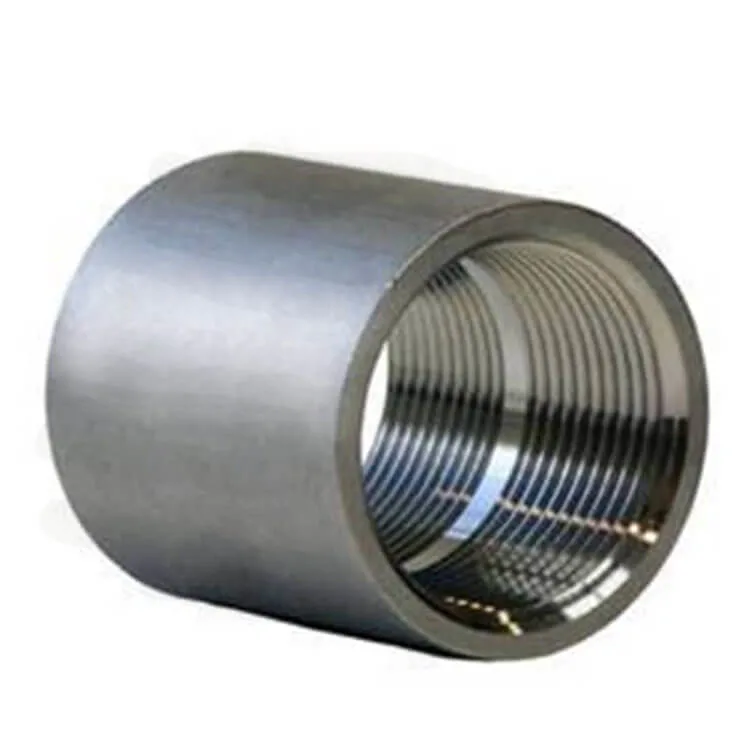 Densen Customized OEM ODM Stainless Steel ASTM A105 Forged NPT Full Threaded Coupling, Stainless Steel Pipe Fittings