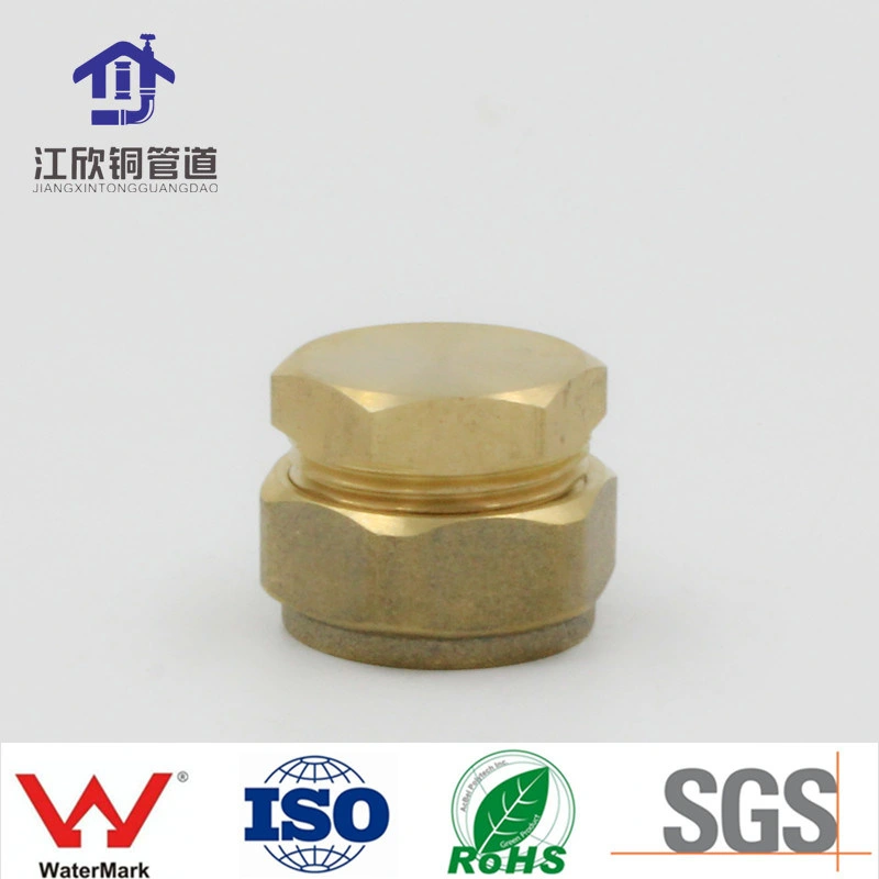 Brass Compression Thread Female Male Adapter Nipple Socket Pipeline Fitting