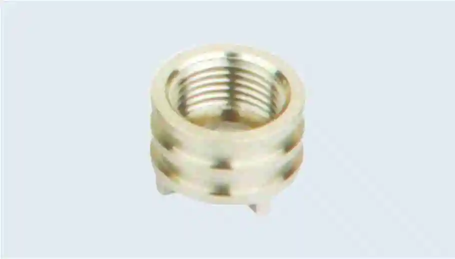 Deso Brass Male to Copper Connector Reducing Brass Fittings, Brass Ferrule Hose Compression Pipe Fittings