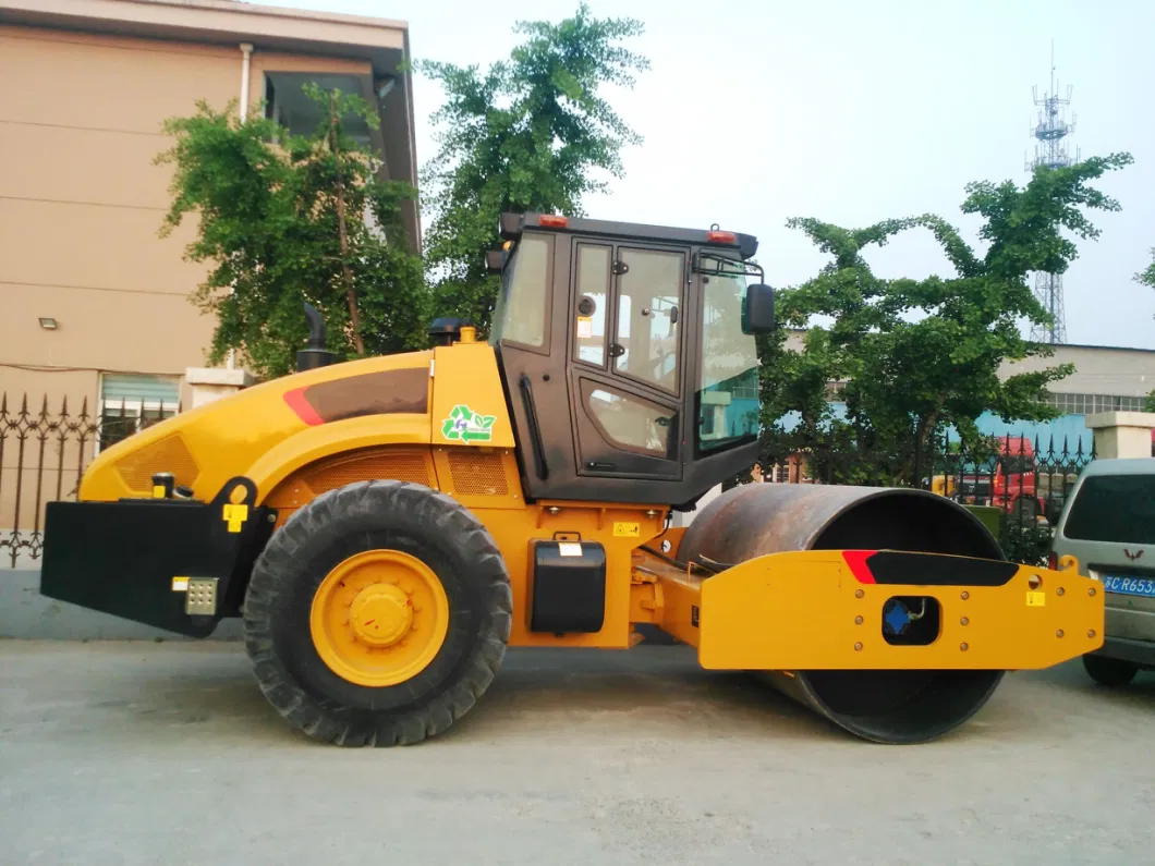 Single Drum Vibratory Road Roller Tire Vibration Compactor 16 Ton Xs163j