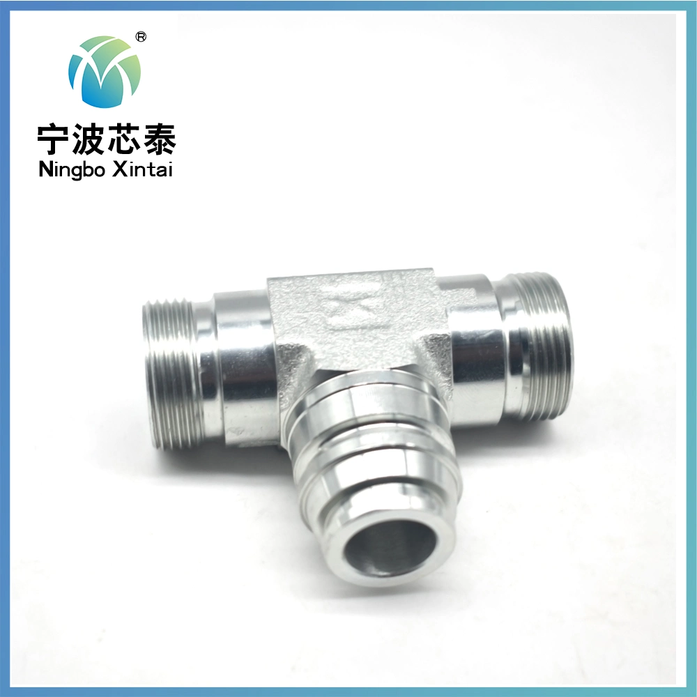 Carbon Steel Pipe Fitting Hydraulic Tube Fitting Tee Compression Fitting OEM ODM Ningbo Fitting Tube Adapter NPT Brass Adapter Fittings NPT