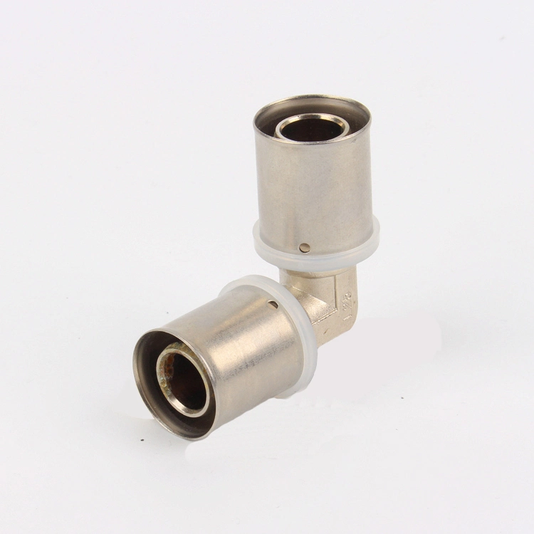 Brass U Type Press Elbow Fittings for Pex/Pex-Al-Pex Pipes