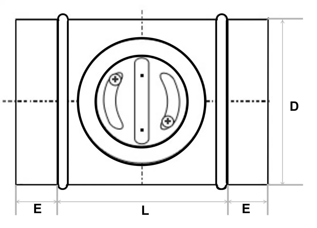 Hardware Tube with Balancing Damper Bdx and Bdr