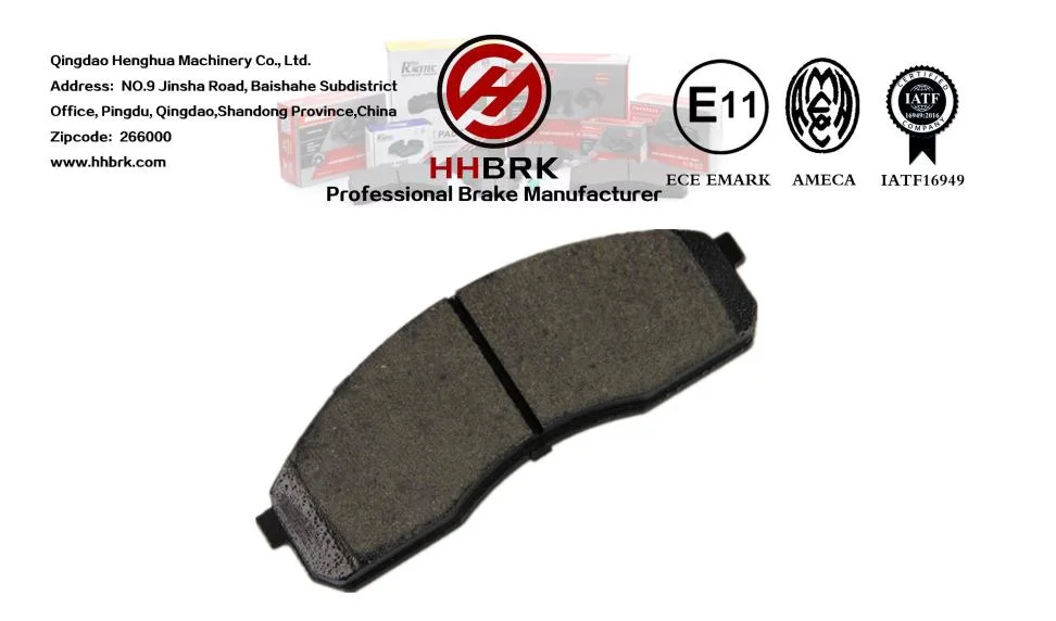 Sp1116ceramic Brake Pads, Noiseless, High Performance, Automotive Braking System