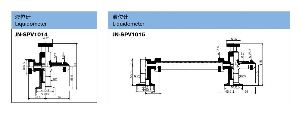 Sanitary Stainless Steel Industrial Machine Level Gauge/Level Valve for Liquefied Gas