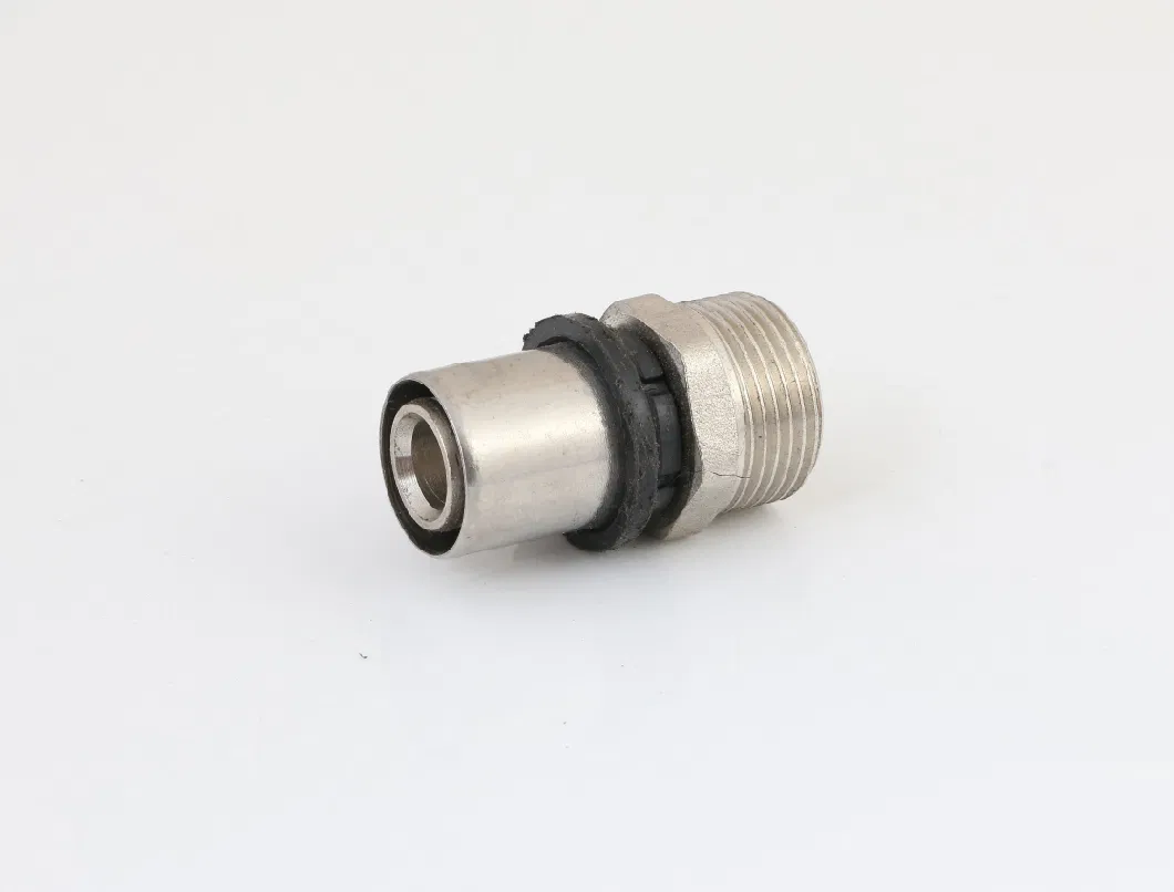 Straight Nipple Male 16-32mm Brass Press Pex Fittings for Pex Pipe