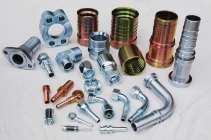 Carbon/Stainless Steel Crimp Npsm 60 Cone Hydraulic Hose Pipe Fittings Connections for Pressing