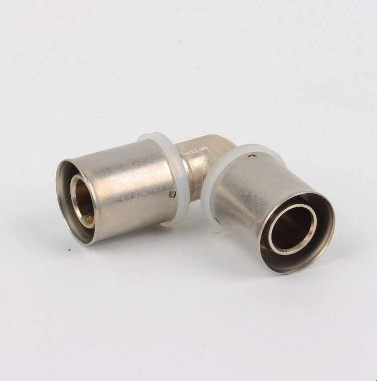 Brass U Type Press Elbow Fittings for Pex/Pex-Al-Pex Pipes