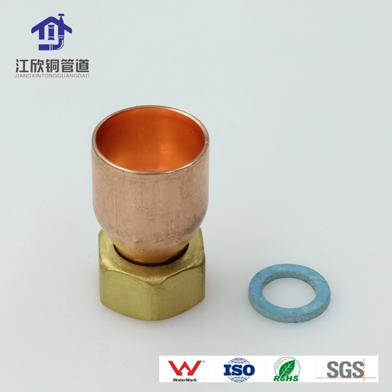 Copper Union Connector Nut Refrigeration Air Conditioner Fitting