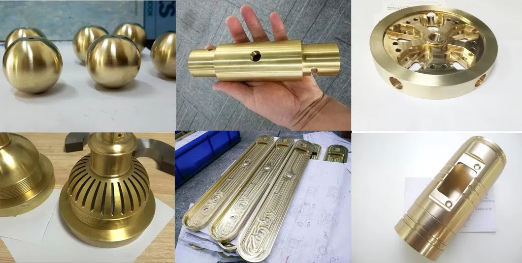 Custom Made Precision CNC Machining Brass Hydraulic Hose Compression Fitting for Medical Industry