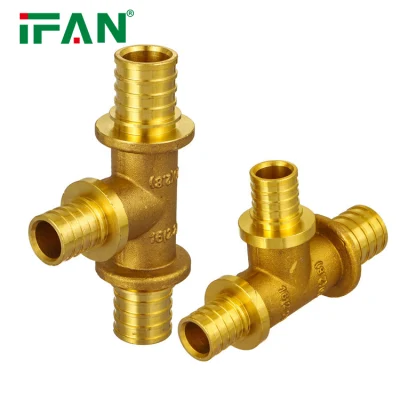 Переходная тройник IFAN OEM ODM PEx, изготовитель из латуни, скользящий по заказу Установка