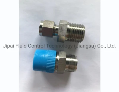  Най Lok Swagelok типа СС316L штекерный разъем сжатия 1&prime;&prime; NPT X 3/4&prime;&prime; трубы наружным диаметром трубы сжатия Double-Ferrule фитинг